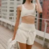 Accolade Shorts - Beige chiné