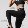 Airbrush High-Waist 7/8 Better Together Legging - Noir/Blanc