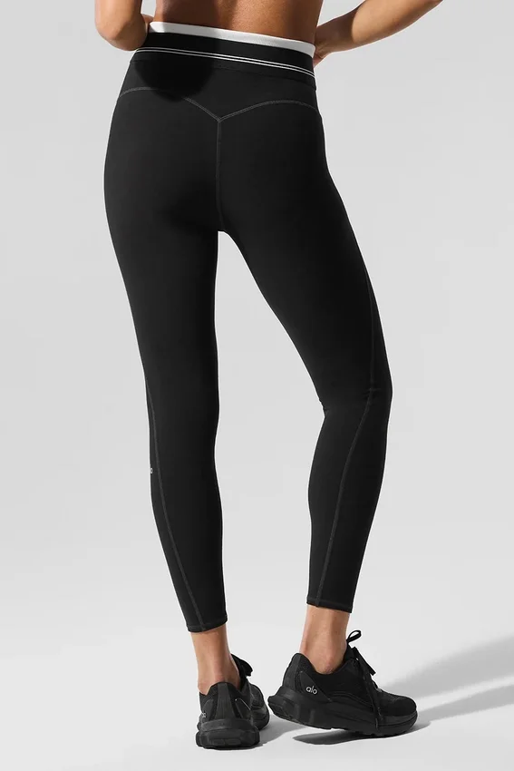 Airbrush High-Waist 7/8 Better Together Legging - Noir/Blanc