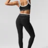 Airbrush High-Waist 7/8 Better Together Legging - Noir/Blanc