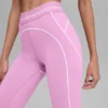 Airbrush High-Waist 7/8 Heart Throb Legging - Rose bonbon/Blanc