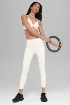 Airbrush Legging High-Waist 7/8 - Ivory