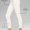 Airbrush Legging High-Waist 7/8 - Ivory