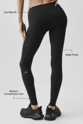 Airbrush Legging taille basse 7/8 – Noir