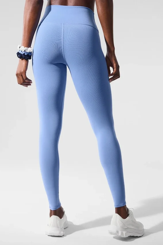 Airbrush Legging taille haute - Bleu cristal