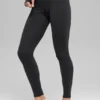 Airbrush Legging « Winter Warm » High-Waist « Nocturne » - Noir