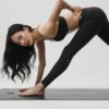 Airbrush Mid-Rise 7/8 Legging - Noir