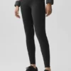 Airbrush Mid-Rise Legging - Noir
