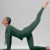 Airbrush Winter Warm High-Waist Nocturne Legging - Vert trèfle