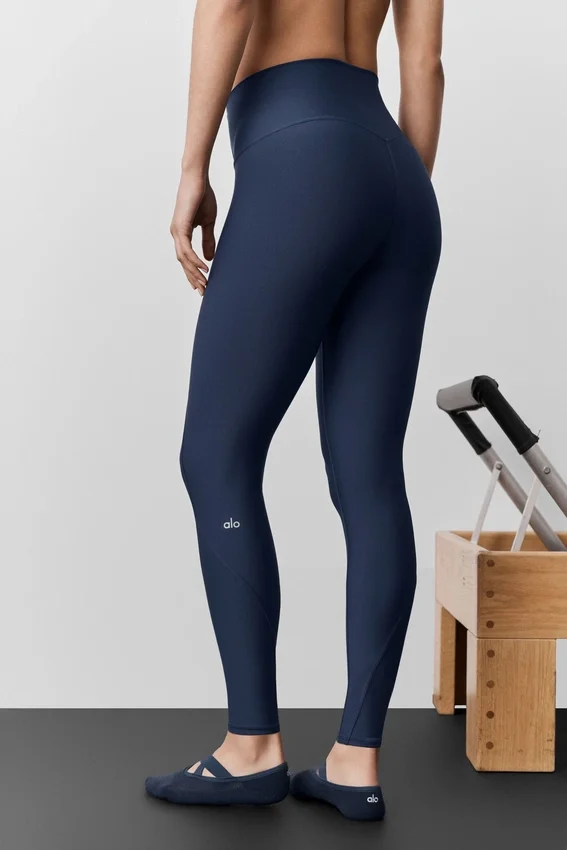 Airlift High-Waist 7/8 Fine Line Legging – Bleu marine