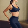 Airlift High-Waist 7/8 Line Up Legging - Bleu marine
