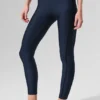 Airlift High-Waist 7/8 Line Up Legging - Bleu marine