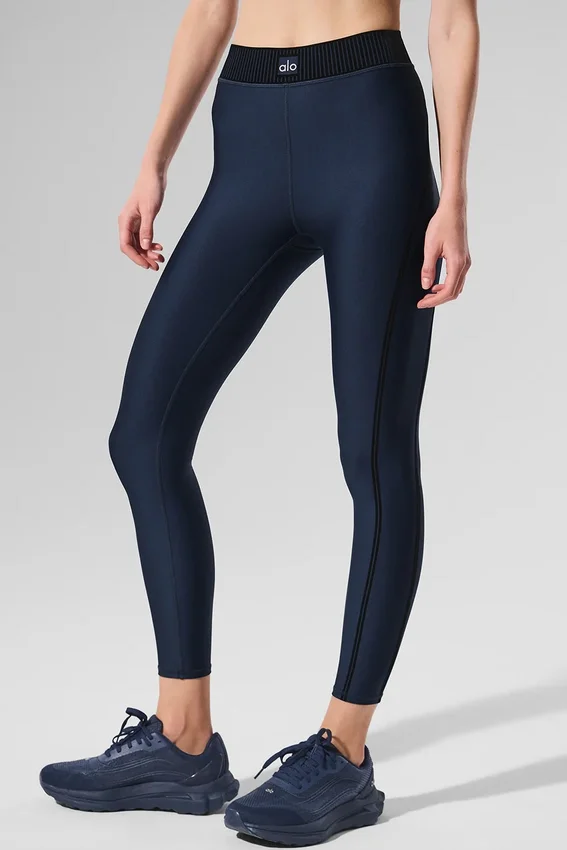 Airlift High-Waist 7/8 Line Up Legging - Bleu marine
