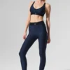 Airlift High-Waist 7/8 Line Up Legging - Bleu marine