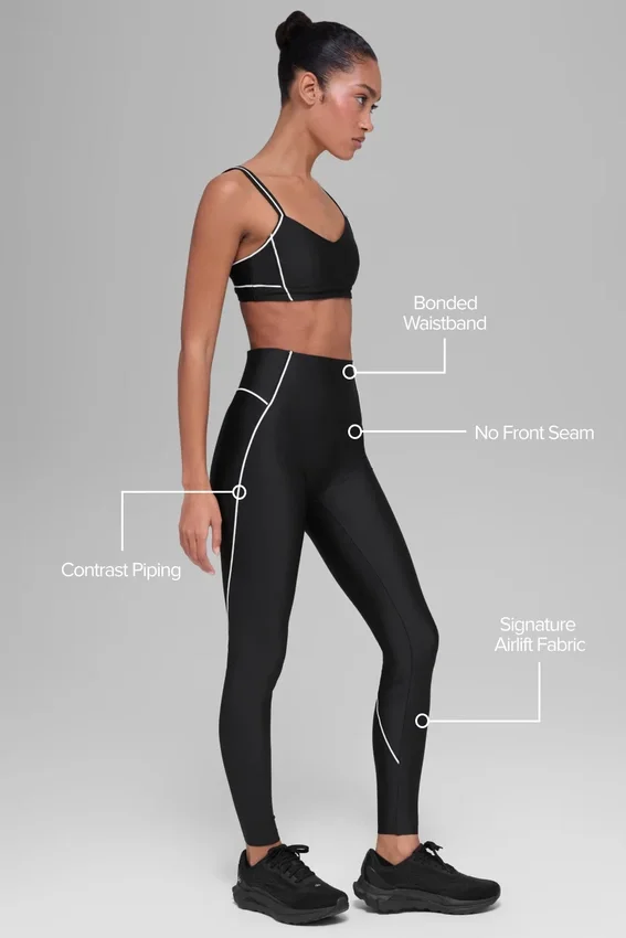 Airlift High-Waist Haven Legging - Noir/Blanc