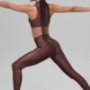 Airlift High-Waist Mesh Infatuation Legging – Brownstone
