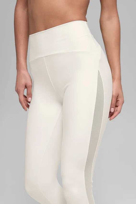 Airlift High-Waist Mesh Infatuation Legging – Ivoire