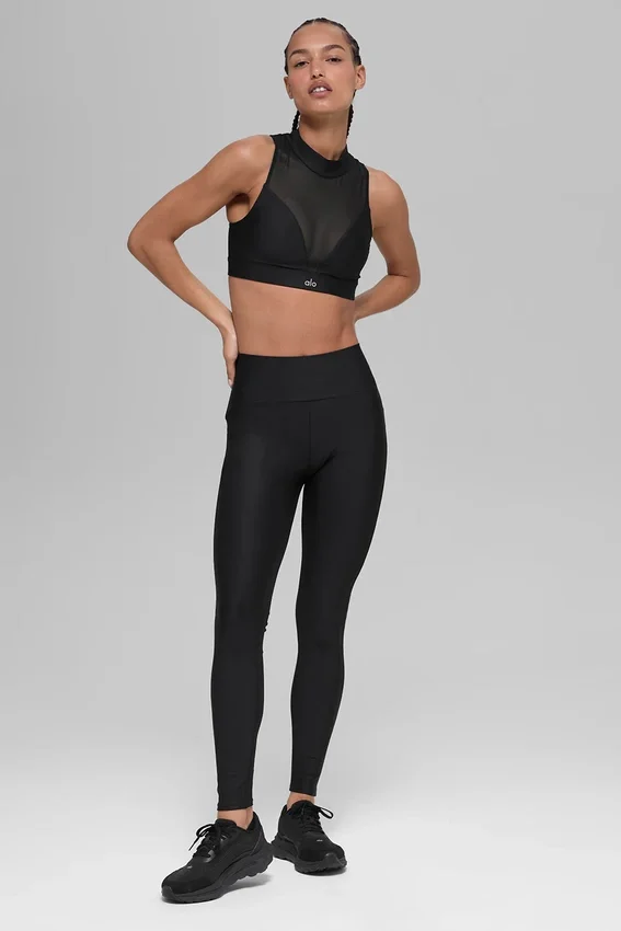 Airlift High-Waist Mesh Infatuation Legging - Noir