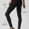Airlift High-Waist Top-Notch Legging - Noir