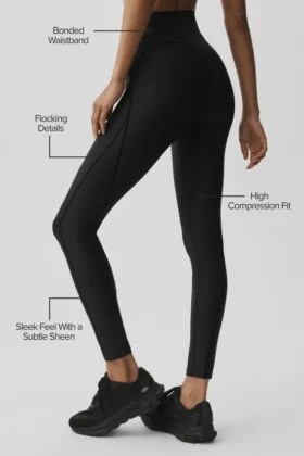 Airlift High-Waist Top-Notch Legging – Noir