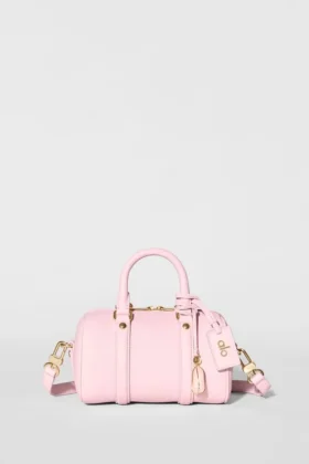 Alo Mini Voyage – Cuir rose ensoleillé