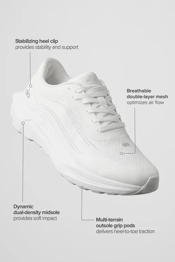 Alo Runner - Blanc/Blanc