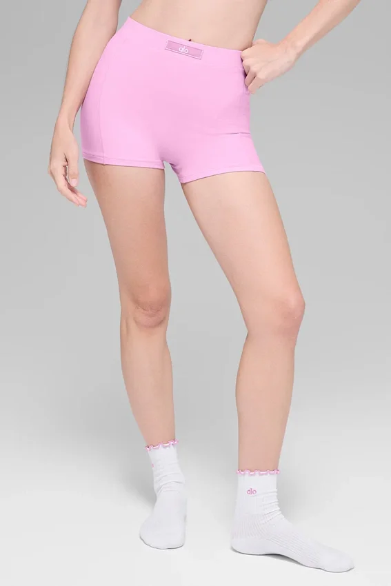 Alosoft Sincere Micro Shorts - Rose bonbon