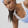 Bandeau Glow (lot de 2) - Bleu Provence clair/Blanc
