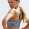 Bandeaux Gingham Airlift So Smooth - Vichy bleu marine