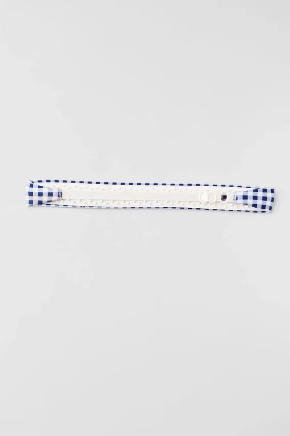 Bandeaux Gingham Airlift So Smooth - Vichy bleu marine