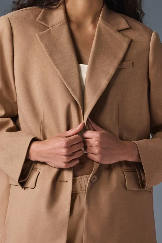 Blazer First-Class - Amande grillée