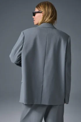 Blazer First-Class – Gris acier