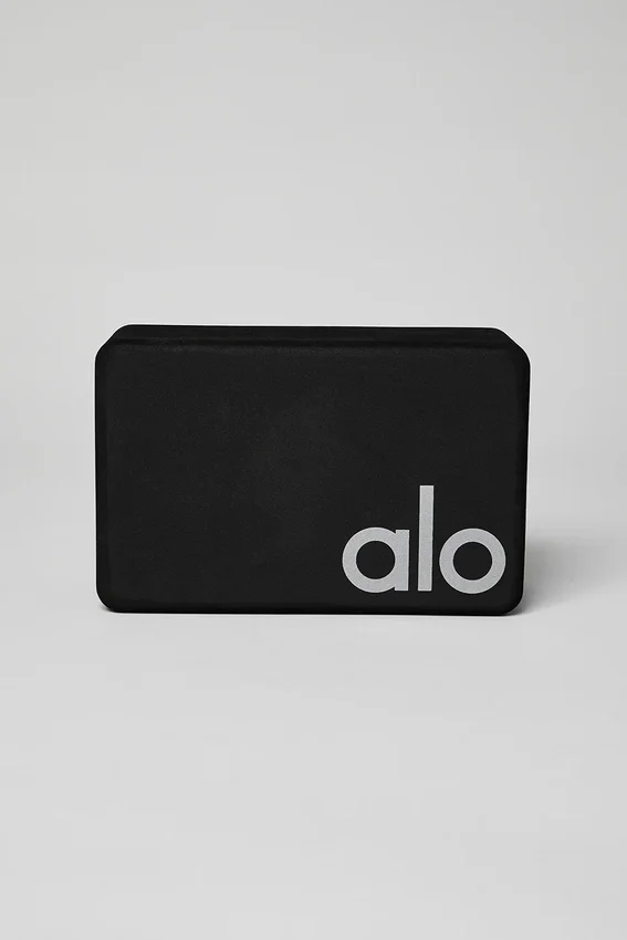 Bloc de yoga Uplifting - Noir/Argent