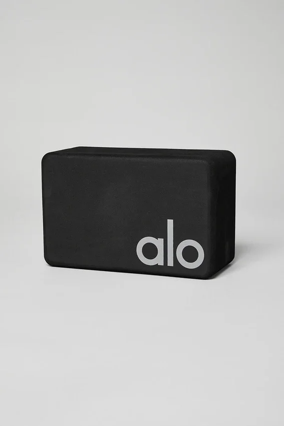Bloc de yoga Uplifting - Noir/Argent