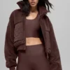 Blouson aviateur Sherpa Edge - Brownstone