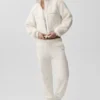 Blouson aviateur Sherpa Edge - Ivoire