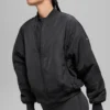 Blouson aviateur Urbanite en fausse fourrure - Noir/Ivoire