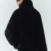 Bomber Fireside en sherpa - Noir