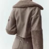 Bomber Nightfall en laine mélangée - Alpine Cocoa Heather