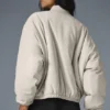 Bomber Premier en simili cuir - Bone