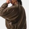 Bomber Premier en simili cuir - Espresso