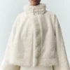 Bomber Sherpa Fireside - Ivoire