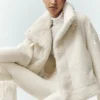 Bomber Sherpa Fireside - Ivoire