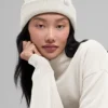 Bonnet Winter Bliss en maille torsadée - Ivoire