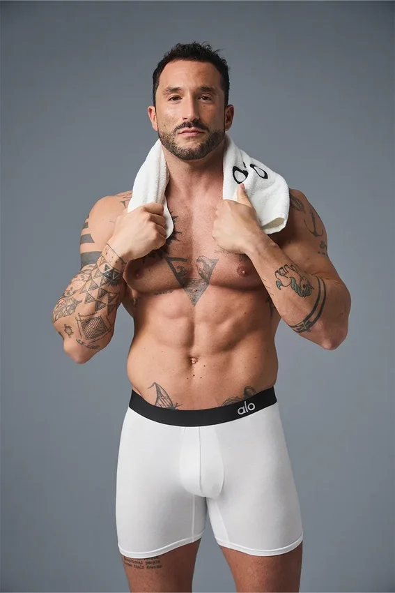 Boxer « Day and Night » - Blanc
