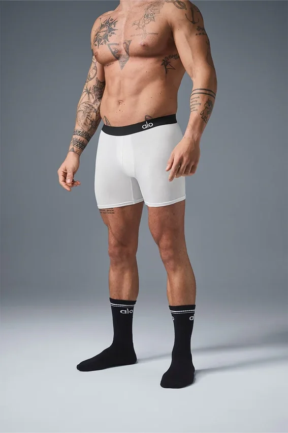 Boxer « Day and Night » - Blanc