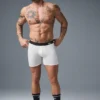 Boxer « Day and Night » - Blanc