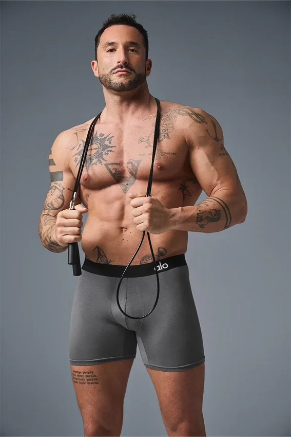 Boxer jour et nuit - Gris