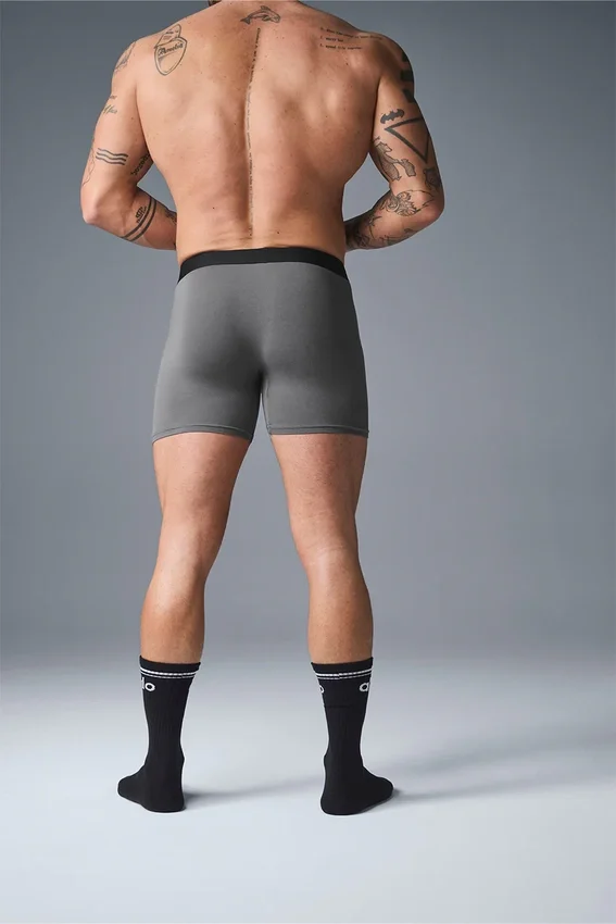 Boxer jour et nuit - Gris