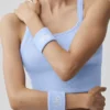 Bracelet Glow (lot de 2) - Bleu Provence clair/Blanc